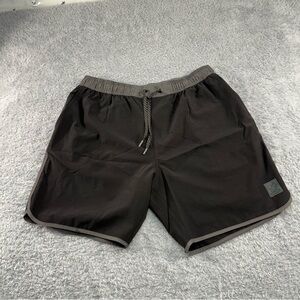 Dixxon 7" Shorts Mens XL  Black And Gray Beach Resort Vacation